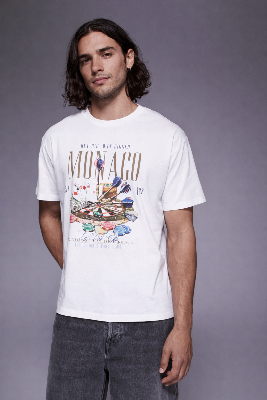 T-shirt Imprimé Graphique Monaco