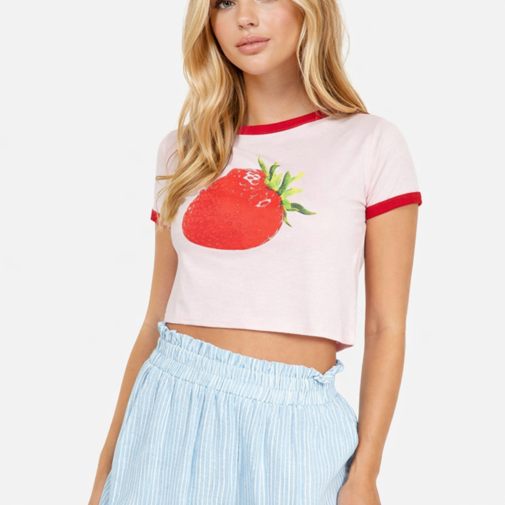 BOOHOO | Tshirt Crop Top Femme