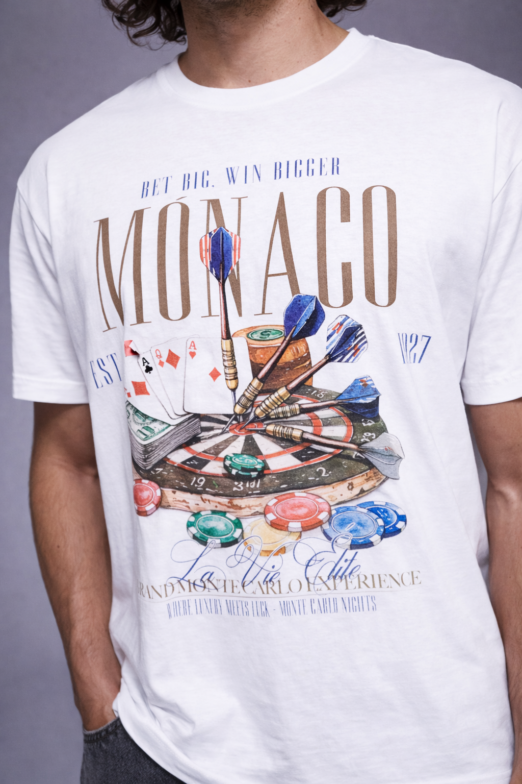 T-shirt Imprimé Graphique Monaco