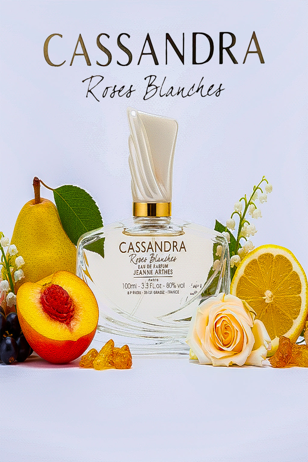 CASSANDRA ROSES BLANCHE |  Eau de Parfum  Femme 100ML