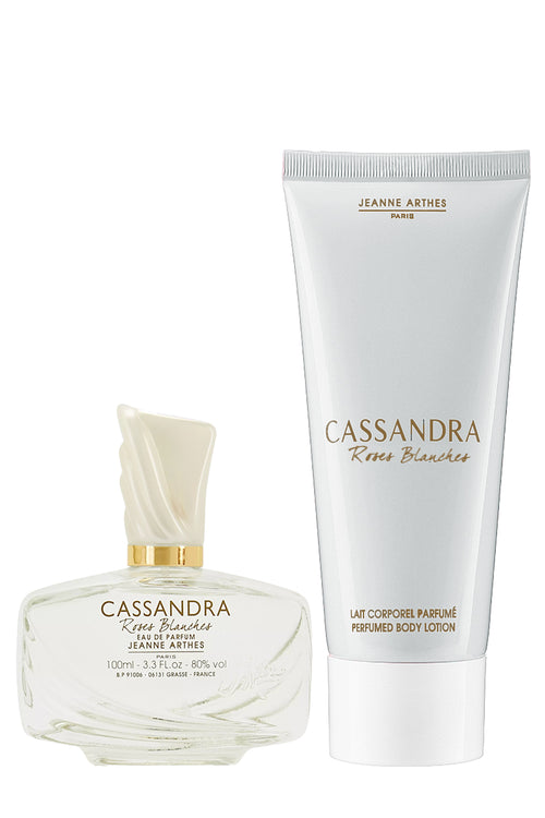 CASSANDRA ROSES BLANCHES| Coffret Femme 2 pièces